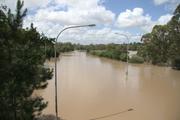 View towards the south of the Centenary Highway, from the Jindalee overpass.